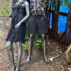 Authentic Fendi black silk dress!